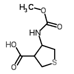 CAS#: 412304-66-6, 4-[(Methoxycarbonyl)Amino]Tetrahydro-3-Thiophenecarboxylic Acid