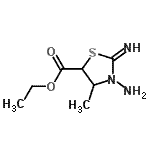 CAS#: 412311-76-3, Ethyl 3-Amino-2-Imino-4-Methyl-1,3-Thiazolidine-5-Carboxylate