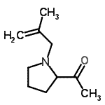 CAS#: 412320-83-3, 1-[1-(2-Methyl-2-Propen-1-Yl)-2-Pyrrolidinyl]Ethanone