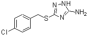 CAS#: 41266-78-8, 3-[(4-Chlorobenzyl)Sulfanyl]-1H-1,2,4-Triazol-5-Ylamine