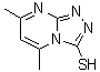 CAS 登录号：41266-80-2， 5,7-二甲基-[1,2,4]三唑并[4,3-a]嘧啶-3-硫醇