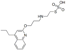CAS#: 41287-38-1, Thiosulfuric Acid Hydrogen S-[2-[[3-[(4-Propyl-2-Quinolinyl)Oxy]Propyl]Amino]Ethyl] Ester