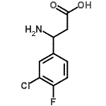 CAS#: 412925-25-8, 3-Amino-3-(3-Chloro-4-Fluorophenyl)Propanoic Acid