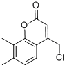 CAS 登录号：41295-57-2， 4-氯甲基-7,8-二甲基-苯并吡喃-2-酮