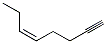 CAS 登录号：41301-84-2， (Z)-辛-5-烯-1-炔