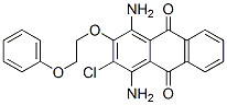 CAS 登录号：41312-86-1， 1,4-二氨基-2-氯-3-(2-苯氧基乙氧基)蒽醌