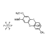 CAS#: 41333-51-1, 2,5-Dimethoxy-4-[(4-Methylphenyl)Sulfanyl]Benzenediazonium Hexafluorophosphate