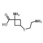 CAS#: 413597-70-3, 1-Amino-3-[(2-Aminoethyl)Sulfanyl]Cyclobutanecarboxylic Acid