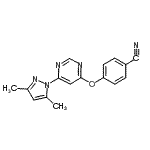 CAS#: 413620-33-4, 4-{[6-(3,5-Dimethyl-1H-Pyrazol-1-Yl)-4-Pyrimidinyl]Oxy}Benzonitrile