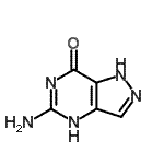 CAS 登录号：41535-76-6， 5-氨基-1,4-二氢-7H-吡唑并[4,3-d]嘧啶-7-酮