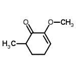 CAS 登录号：41577-87-1， 2-甲氧基-6-甲基-2-环己烯-1-酮