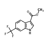 CAS#: 415918-12-6, Methyl 6-(Trifluoromethyl)-1H-Indole-3-Carboxylate