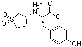 CAS 登录号：415919-39-0， N-(1,1-二氧代四氢-3-噻吩基)酪氨酸
