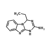 CAS#: 416844-94-5, 4-Ethyl-1,4-Dihydro[1,3,5]Triazino[1,2-a]Benzimidazol-2-Amine
