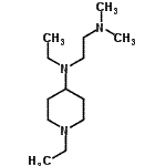 CAS#: 416864-82-9, N-Ethyl-N-(1-Ethyl-4-Piperidinyl)-N',N'-Dimethyl-1,2-Ethanediamine
