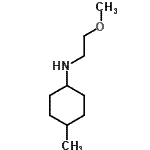 CAS 登录号：416887-40-6， N-(2-甲氧基乙基)-4-甲基环己烷胺
