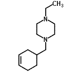 CAS 登录号：416892-67-6， 1-(3-环己烯-1-基甲基)-4-乙基哌嗪