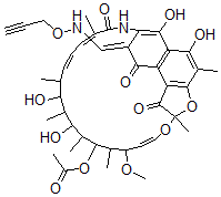 CAS 登录号：41776-64-1， 3-[(2-丙炔基)氧基亚氨基甲基]利福霉素 SV