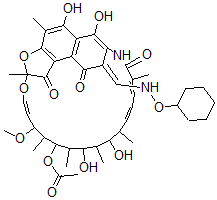 CAS#: 41776-66-3, 3-(Cyclohexyloxyiminomethyl)Rifamycin SV