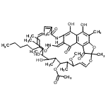 CAS 登录号：41776-71-0， (9E,26E)-2,15,17,29-四羟基-11-甲氧基-3,7,12,14,16,18,22-七甲基-26-{[(3-辛烷基氧基)氨基]亚甲基}-6,23,27-三氧代-8,30-二氧杂-24-氮杂四环[23.3.1.1<sup>4,7</sup>.0<sup>5,28</sup>]三十碳-1(28),2,4,9,19,21,25(29)-庚烯-13-基乙酸酯