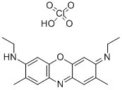 CAS#: 41830-81-3, N-Ethyl-7-ethylimino-2,8-dimethylphenoxazin-3-amine