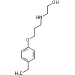CAS 登录号：418776-67-7， 2-{[3-(4-乙基苯氧基)丙基]氨基}乙醇