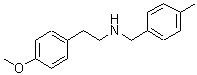 CAS 登录号：418781-20-1， 2-(4-甲氧基苯基)-N-(4-甲基苄基)乙胺