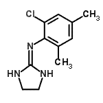 CAS 登录号：4201-36-9， N-(2-氯-4,6-二甲基苯基)-4,5-二氢-1H-咪唑-2-胺