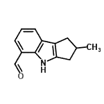 CAS 登录号：420802-68-2， 2-甲基-1,2,3,4-四氢环戊烯并[b]吲哚-5-甲醛