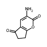 CAS 登录号：421558-42-1， 3-氨基-6,7-二氢环戊烯并[b]吡喃-2,5-二酮