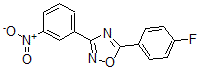 CAS#: 421581-70-6, 5-(4-Fluorophenyl)-3-(3-Nitrophenyl)-1,2,4-Oxadiazole