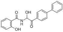 CAS 登录号：42177-46-8， N-(2-(1,1'-联苯)-4-基-1-羟基-2-氧代乙基)-2-羟基苯甲酰胺