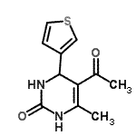 CAS#: 423153-18-8, 5-Acetyl-6-Methyl-4-(3-Thienyl)-3,4-Dihydro-2(1H)-Pyrimidinone