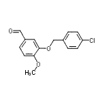 CAS#: 423156-83-6, 3-[(4-Chlorobenzyl)Oxy]-4-Methoxybenzaldehyde