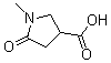 CAS 登录号：42346-68-9， 1-甲基-5-氧代-3-吡咯烷羧酸