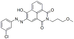CAS#: 42358-38-3, 5-[(3-Chlorophenyl)Azo]-6-Hydroxy-2-(3-Methoxypropyl)-1H-Benz[de]Isoquinoline-1,3(2H)-Dione