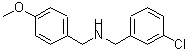 CAS#: 423740-56-1, 1-(3-Chlorophenyl)-N-(4-Methoxybenzyl)Methanamine