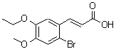 CAS 登录号：423747-21-1， (2E)-3-(2-溴-5-乙氧基-4-甲氧基苯基)丙烯酸