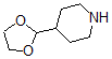 CAS#: 423768-60-9, 4-(1,3-Dioxolan-2-Yl)Piperidine