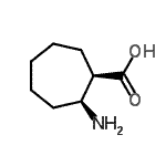 CAS#: 42418-83-7, (1R,2S)-2-Aminocycloheptanecarboxylic Acid