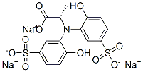 CAS 登录号：42419-94-3， N,N-二(2-羟基-5-磺基苯基)甲基-甘氨酸三钠盐
