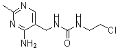 CAS 登录号：42471-43-2， N-[(4-氨基-2-甲基-5-嘧啶基)甲基]-N'-(2-氯乙基)-脲