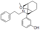 CAS#: 42471-70-5, 3-[(1R,5S)-9-Methoxy-3-(2-phenylethyl)-3-azabicyclo[3.3.1]nonan-9-yl]phenol