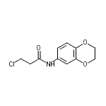 CAS#: 42477-08-7, 3-Chloro-N-(2,3-Dihydro-1,4-Benzodioxin-6-Yl)Propanamide