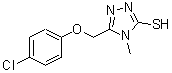 CAS#: 424798-45-8, 5-[(4-Chlorophenoxy)Methyl]-4-Methyl-4H-1,2,4-Triazole-3-Thiol