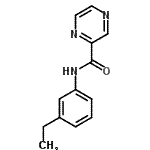 CAS 登录号：424805-97-0， N-(3-乙基苯基)-2-吡嗪甲酰胺