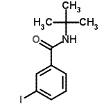 CAS 登录号：42498-37-3， 3-碘-N-(2-甲基-2-丙基)苯甲酰胺