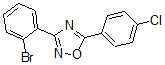 CAS#: 425373-64-4, 3-(2-Bromophenyl)-5-(4-Chlorophenyl)-1,2,4-Oxadiazole