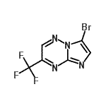CAS 登录号：425378-67-2， 7-溴-3-(三氟甲基)咪唑并[1,2-b][1,2,4]三嗪