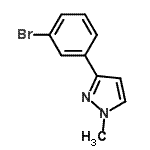 CAS#: 425379-68-6, 3-(3-Bromophenyl)-1-Methyl-1H-Pyrazole